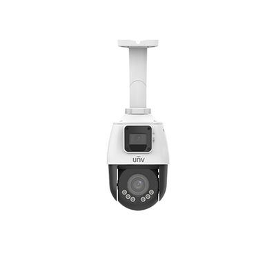 Human Motion Tracking IPC9312LFW-AF28-2X4 Uniview CCTV System 2*2MP Lighthunter Double-Lens Network PTZ Camera Mini Size