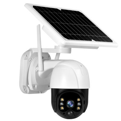 Human Motion Tracking Full Color Battery PTZ 2 Way 3MP Outdoor WIFI Camera 360 View Night Vision Solar PIR Audio Alarm App Remote Access Camera