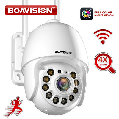 NIGHT VISION IP Camera WiFi Outdoor Motion 4X Digital Dome Camera WiFi PTZ Dome Camera 1080P Auto Tracking 1080P Full Color Night Vision Camhipro