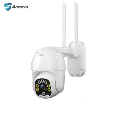 Human Motion Tracking Waterproof Mobile Control 1080P Color Night Vision Wireless Network Dome CCTV PTZ WiFi Two Way Audio Outdoor IP Security Camera