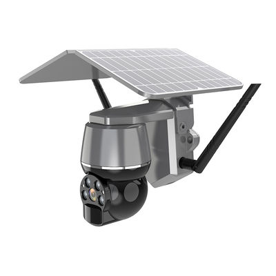 Hot Selling PTZ Low Power Garden Wireless Outdoor Projector LED Spotlight Camera Solar CCTV 4G Wifi Network Security System Camera