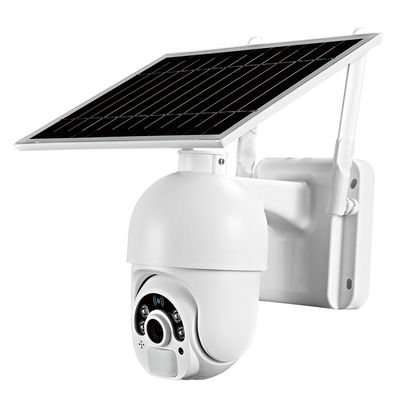 Volledig van de het Gezoemnacht van HD WiFi 2mp van de VISIE1080p kabeltelevisie Openluchtwifi IP de Camera Zonne Videotoezicht Op batterijen van de de Koepelnok PTZ met PIR