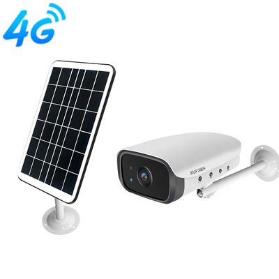 Human Motion Tracking 4G Solar Powered Outdoor Wireless Security Camera 1080P PTZ IP Camera