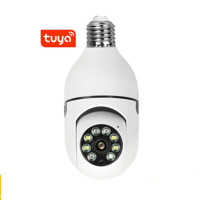 NIGHT VISION SmartTuya Home Mini Cloud Ip Speed ​​Dome Camera E27 Bulb Wifi CCTV Camera Wireless Security Surveillance Ptz Camera