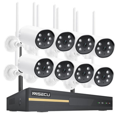 PAN-TILT Techage Wireless Camera System 8channel CCTV IP IP66 Ptz Wifi Outdoor Camera Set Surveillance 3MP Nvr Kit