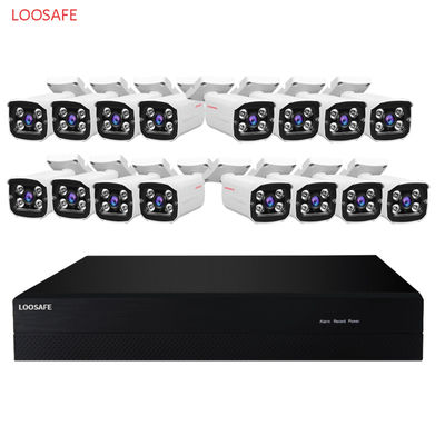 NIGHT VISION High Definition CCTV Video Surveillance 1080P HD IP Camera DIY CCTV Kit 16CH POE NVR Kit