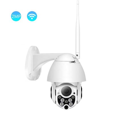 NIGHT VISION BESDER 1080P HD PTZ Wifi IP Camera Speed ​​Dome Radio Wired Wifi CCTV IP Security Camera With Two Way Audio SD Card Slot